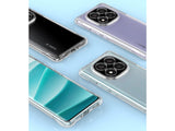Hoch transparenter TPU Gummi Schutz Handy Hülle Clear Case klar mit verstärkten Schutzecken Bumper für das Xiaomi Redmi Note 14 Pro+ 5G Display und Gehäuse in transparent von Screenguard