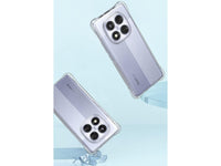 Hoch transparenter TPU Gummi Schutz Handy Hülle Clear Case klar mit verstärkten Schutzecken Bumper für das Xiaomi Redmi Note 14 Pro 5G Display und Gehäuse in transparent von Screenguard