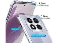 Hoch transparenter TPU Gummi Schutz Handy Hülle Clear Case klar mit verstärkten Schutzecken Bumper für das Xiaomi Redmi Note 14 Pro 5G Display und Gehäuse in transparent von Screenguard