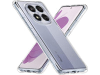 Hoch transparenter TPU Gummi Schutz Handy Hülle Clear Case klar mit verstärkten Schutzecken Bumper für das Xiaomi Redmi Note 14 Pro 5G Display und Gehäuse in transparent von Screenguard