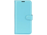 Lederhülle Karten Wallet Ledertasche Etui für Xiaomi Redmi Note 14 Pro 5G in hellblau von Screenguard