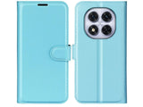 Lederhülle Karten Wallet Ledertasche Etui für Xiaomi Redmi Note 14 Pro 5G in hellblau von Screenguard