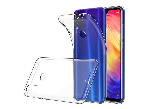 Gummi Hülle für Xiaomi Redmi Note 7 aus flexiblem Soft TPU, kristallklar und transparent von Screenguard