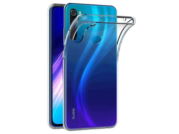 Gummi Hülle für Xiaomi Redmi Note 8 aus flexiblem Soft TPU, kristallklar und transparent von Screenguard