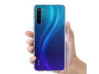 Gummi Hülle für Xiaomi Redmi Note 8 aus flexiblem Soft TPU, kristallklar und transparent von Screenguard