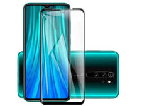 100% Fullscreen Curved Screen Protector Handy Display Schutz Glas für komplette Abdeckung des Xiaomi Redmi Note 8 Pro Display in schwarz von Screenguard