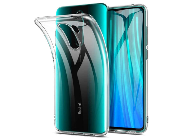 Gummi Hülle für Xiaomi Redmi Note 8 Pro aus flexiblem Soft TPU, kristallklar und transparent von Screenguard