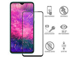 100% Fullscreen Curved Screen Protector Handy Display Schutz Glas für komplette Abdeckung des Xiaomi Redmi Note 8T Display in schwarz von Screenguard