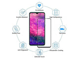 100% Fullscreen Curved Screen Protector Handy Display Schutz Glas für komplette Abdeckung des Xiaomi Redmi Note 8T Display in schwarz von Screenguard