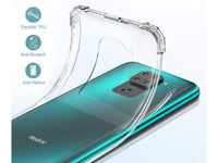 Hoch transparenter TPU Gummi Schutz Handy Hülle Clear Case klar mit verstärkten Schutzecken Bumper für das Xiaomi Redmi Note 9 Display und Gehäuse in transparent von Screenguard