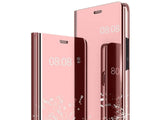 Clear View Flip Case für Xiaomi Redmi Note 9 in rosa von Screenguard