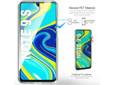 Vollständige 360 Grad Rundum Gummi TPU Hülle zum beidseitigen Schutz des Xiaomi Redmi Note 9 Pro Display und Gehäuse in transparent von Screenguard