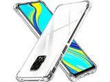 Hoch transparenter TPU Gummi Schutz Handy Hülle Clear Case klar mit verstärkten Schutzecken Bumper für das Xiaomi Redmi Note 9 Pro Display und Gehäuse in transparent von Screenguard