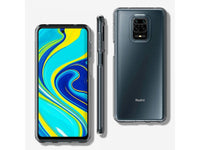 Gummi Hülle für Xiaomi Redmi Note 9 Pro aus flexiblem Soft TPU, kristallklar und transparent von Screenguard