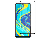 100% Fullscreen Curved Screen Protector Handy Display Schutz Glas für komplette Abdeckung des Xiaomi Redmi Note 9S Display in schwarz von Screenguard