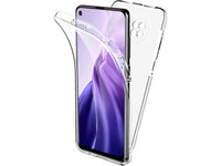 Vollständige 360 Grad Rundum Gummi TPU Hülle zum beidseitigen Schutz des Xiaomi Redmi Note 9T Display und Gehäuse in transparent von Screenguard