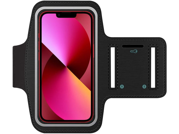 Fitness Joggen Sport Running Smartphone Armband für bequemes Tragen eines Apple iPhone 13 Handy am Arm von SmartFitness