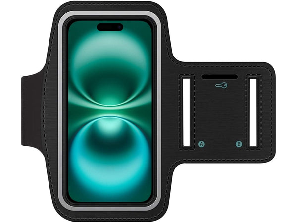 Fitness Joggen Sport Running Smartphone Armband für bequemes Tragen eines Apple iPhone 16 Handy am Arm von SmartFitness
