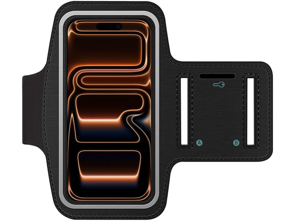 Fitness Joggen Sport Running Smartphone Armband für bequemes Tragen eines Apple iPhone 17 Pro Handy am Arm von SmartFitness