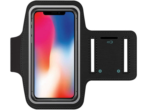 Fitness Joggen Sport Running Smartphone Armband für bequemes Tragen eines Apple iPhone X Handy am Arm von SmartFitness