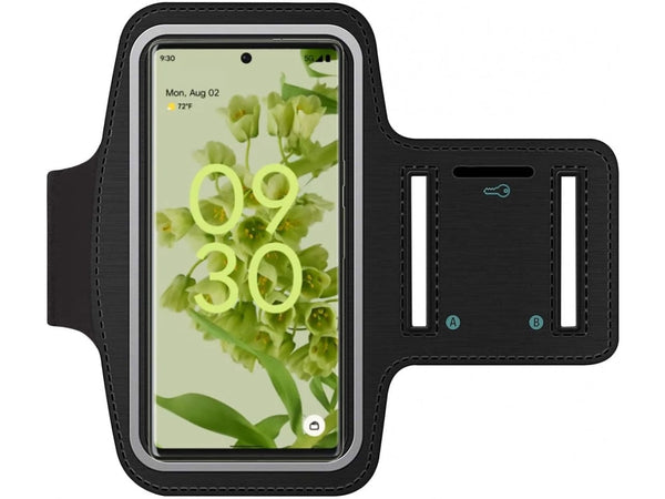 Fitness Joggen Sport Running Smartphone Armband für bequemes Tragen eines Google Pixel 6 Handy am Arm von SmartFitness