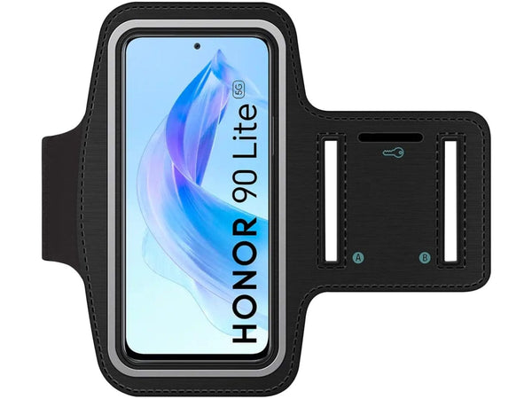 Fitness Joggen Sport Running Smartphone Armband für bequemes Tragen eines Honor 90 Lite Handy am Arm von SmartFitness