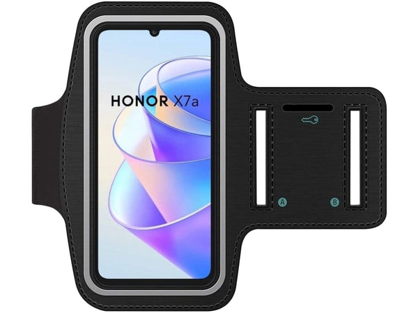 Fitness Joggen Sport Running Smartphone Armband für bequemes Tragen eines Honor X7a Handy am Arm von SmartFitness