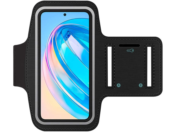 Fitness Joggen Sport Running Smartphone Armband für bequemes Tragen eines Honor X8a Handy am Arm von SmartFitness