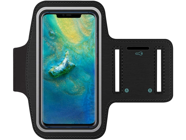 Fitness Joggen Sport Running Smartphone Armband für bequemes Tragen eines Huawei Mate 20 Handy am Arm von SmartFitness