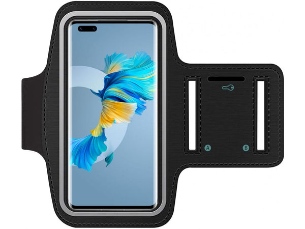 Fitness Joggen Sport Running Smartphone Armband für bequemes Tragen eines Huawei Mate 40 Pro Handy am Arm von SmartFitness