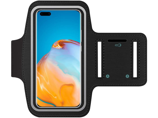 Fitness Joggen Sport Running Smartphone Armband für bequemes Tragen eines Huawei P40 Handy am Arm von SmartFitness