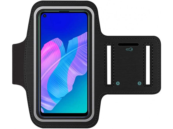 Fitness Joggen Sport Running Smartphone Armband für bequemes Tragen eines Huawei P40 Lite E Handy am Arm von SmartFitness