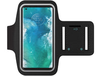 Fitness Joggen Sport Running Smartphone Armband für bequemes Tragen eines Motorola Edge Handy am Arm von SmartFitness