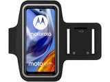 Fitness Joggen Sport Running Smartphone Armband für bequemes Tragen eines Motorola Moto E32s Handy am Arm von SmartFitness