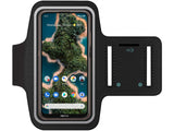 Fitness Joggen Sport Running Smartphone Armband für bequemes Tragen eines Nokia X20 Handy am Arm von SmartFitness