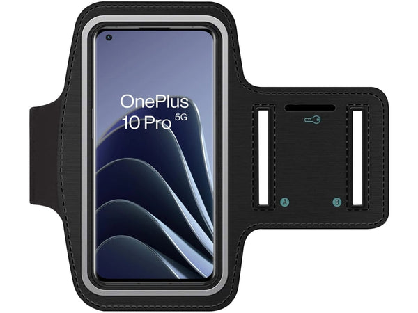 Fitness Joggen Sport Running Smartphone Armband für bequemes Tragen eines OnePlus 10 Pro Handy am Arm von SmartFitness