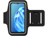 Fitness Joggen Sport Running Smartphone Armband für bequemes Tragen eines Oppo A91 Handy am Arm von SmartFitness