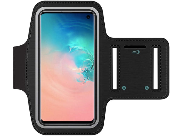 Fitness Joggen Sport Running Smartphone Armband für bequemes Tragen eines Samsung Galaxy S10e Handy am Arm von SmartFitness