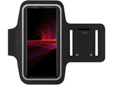 Fitness Joggen Sport Running Smartphone Armband für bequemes Tragen eines Sony Xperia 1 III Handy am Arm von SmartFitness