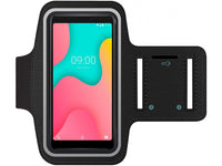 Fitness Joggen Sport Running Smartphone Armband für bequemes Tragen eines Wiko Y60 Handy am Arm von SmartFitness