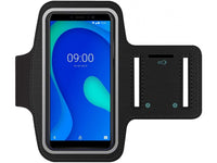 Fitness Joggen Sport Running Smartphone Armband für bequemes Tragen eines Wiko Y80 Handy am Arm von SmartFitness