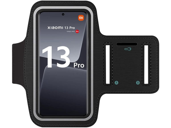 Fitness Joggen Sport Running Smartphone Armband für bequemes Tragen eines Xiaomi 13 Pro Handy am Arm von SmartFitness