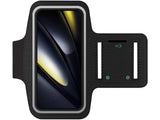 Fitness Joggen Sport Running Smartphone Armband für bequemes Tragen eines Xiaomi Poco F6 Handy am Arm von SmartFitness
