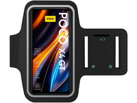 Fitness Joggen Sport Running Smartphone Armband für bequemes Tragen eines Xiaomi Poco X4 GT Handy am Arm von SmartFitness