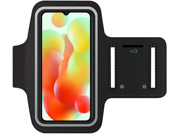 Fitness Joggen Sport Running Smartphone Armband für bequemes Tragen eines Xiaomi Redmi 12C Handy am Arm von SmartFitness