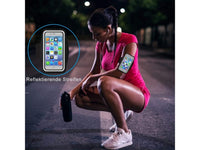 Fitness Joggen Sport Running Smartphone Armband für bequemes Tragen eines Xiaomi Redmi Note 9 Pro Handy am Arm von SmartFitness