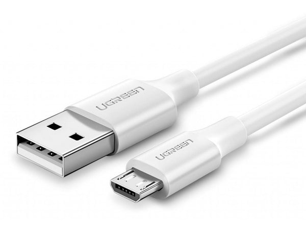 UGREEN Kurzes Micro USB Lade Kabel und USB Datenkabel 0.5m weiss