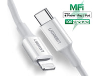 UGREEN Lightning USB-C Kabel PD Fast Charging MFi 1.5 Meter weiss