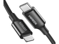 UGREEN Lightning USB-C Kabel PD Fast Charging MFi 2 Meter schwarz