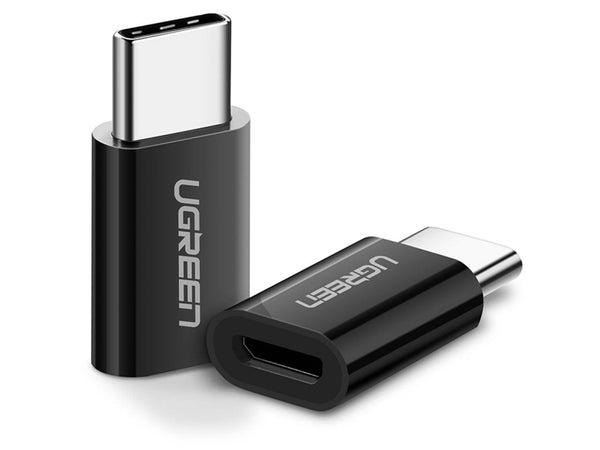 UGREEN USB-C Adapter Micro USB Buchse auf USB Typ C Stecker schwarz